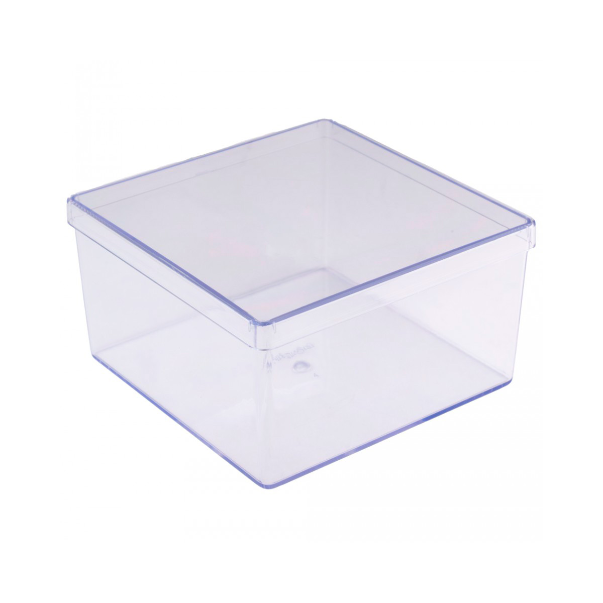 Caixa De Acr Lico Para Bolo Doce Cake Box Bluestar L Quadrada C