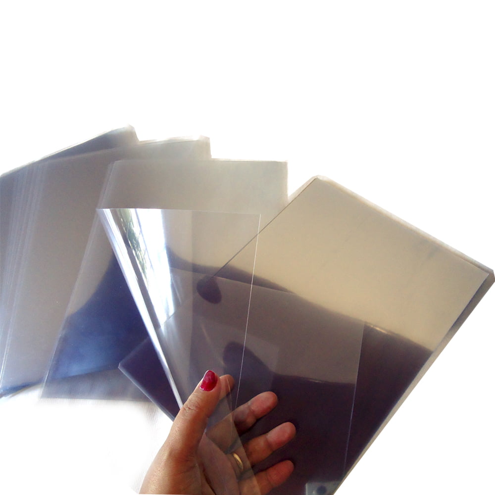 Acetato Transparente 0,25mm Para Capa Encadernação Maquete Embalagem Artesanato Scrapbook Porta Retrato A-4 C/25