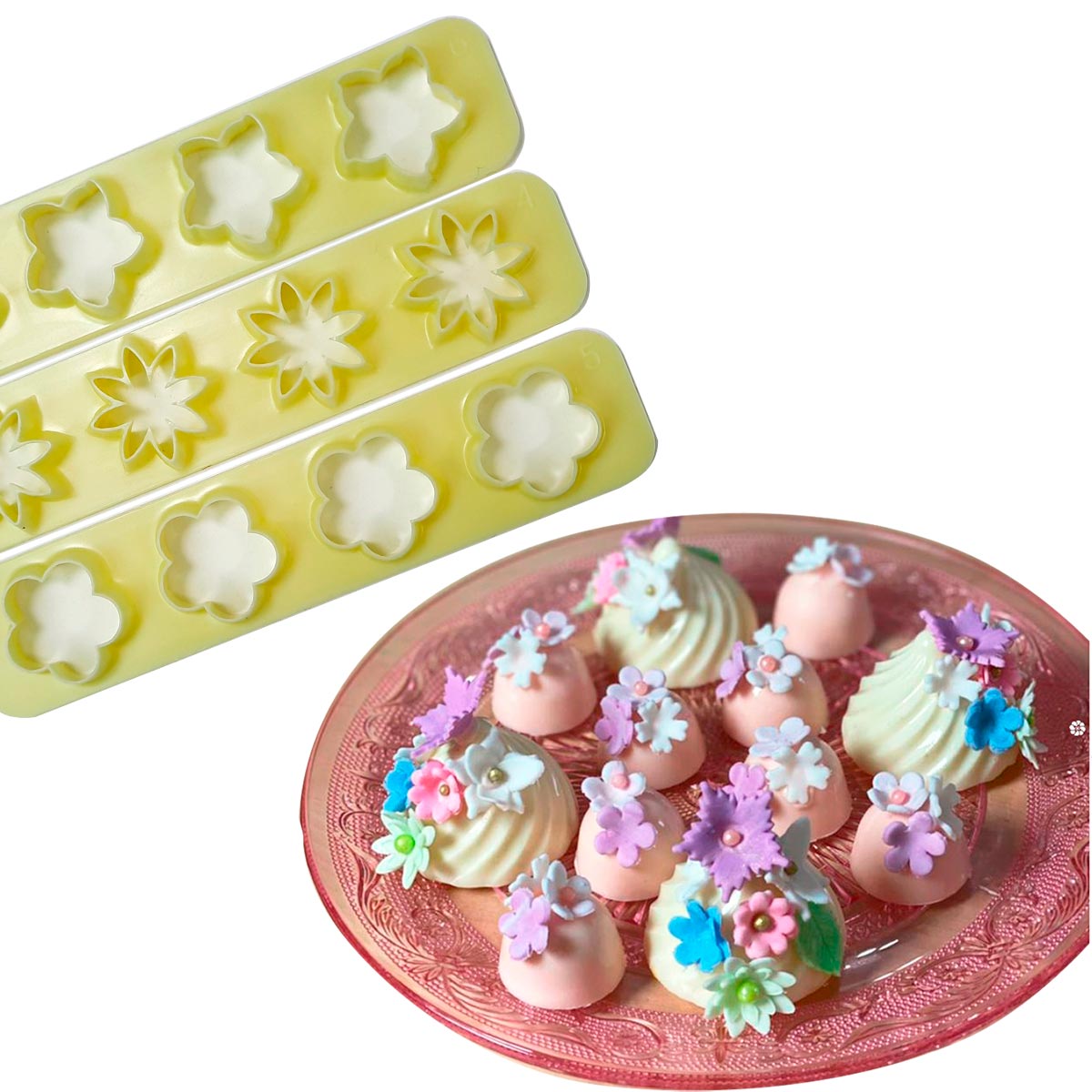 Kit Cortador de Pasta Americana Régua Miniatura Blue Star Encaplast