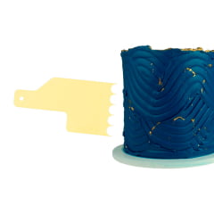 Kit Espátula para Bolo Confeitaria Decorativa Mini Blue Star C/8