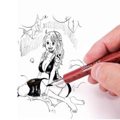 Caneta Bico De Pena Para Caligrafia Desenho Manga