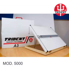 Prancheta Portátil Com Régua Paralela Desenho Técnico Mod 5000 Trident A3